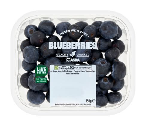 ASDA Sweet & Bursting Blueberries (150g)
