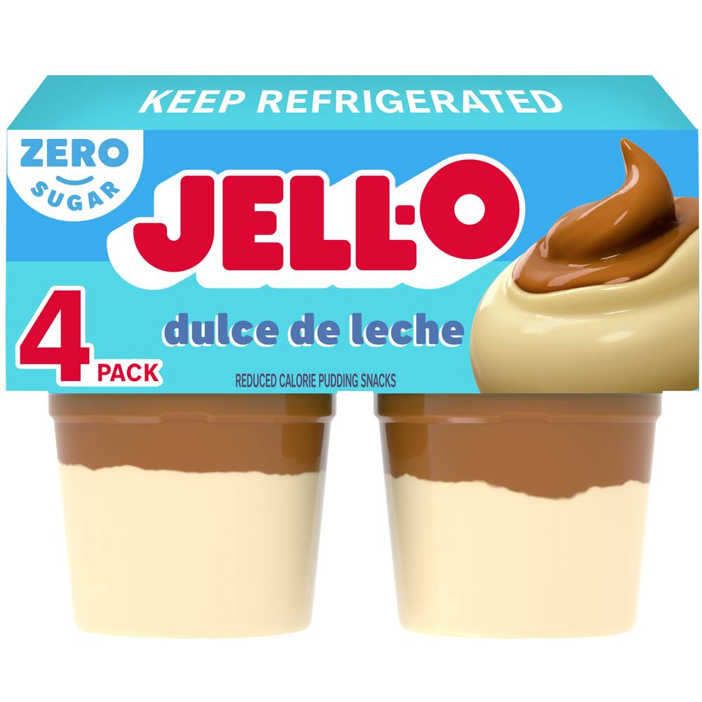 Jell-O Sugar Free Dulce De Leche Pudding Snacks