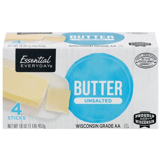 Essential Everyday Unsalted Sweet Cream Butter (4 ct)