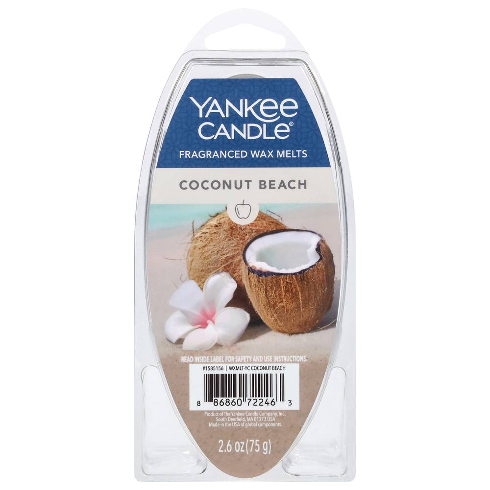 Yankee Candle Coconut Beach Fragranced Wax Melts (2.6 oz)