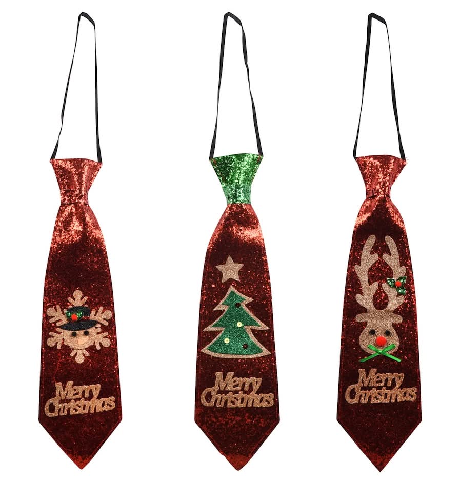 Christmas House Necktie, Assorted (3 ct)