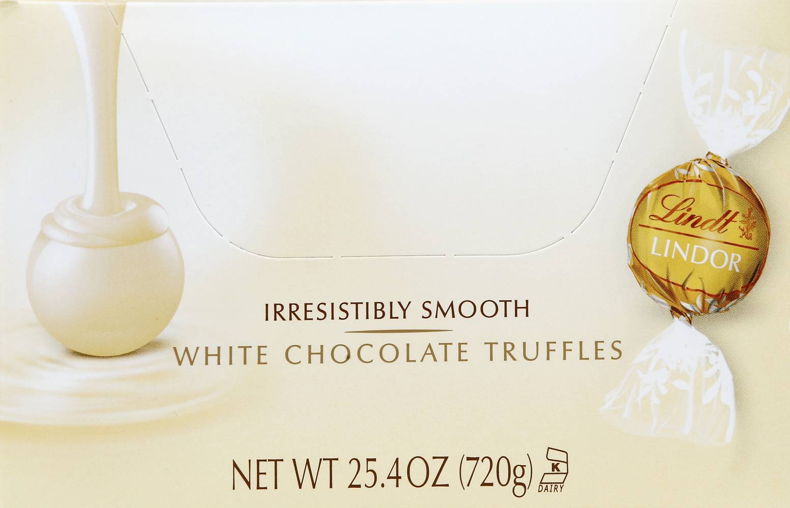 Lindt Lindor White Chocolate Truffles (1.59 lbs, 60 ct)