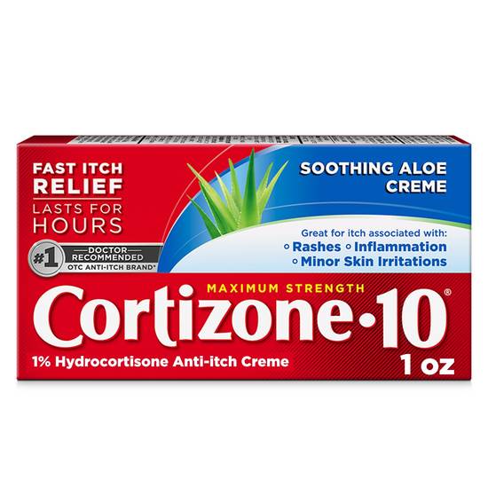 Cortizone 10 Maximum Strength Anti-Itch Cream, 1 OZ