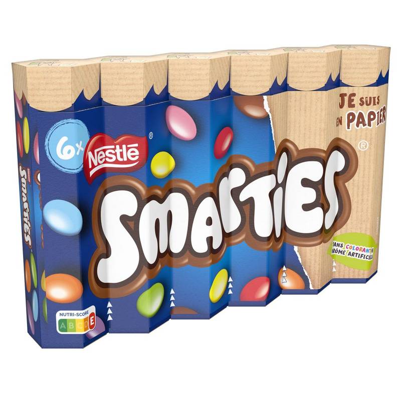 Bonbons chocolatés Smarties x6