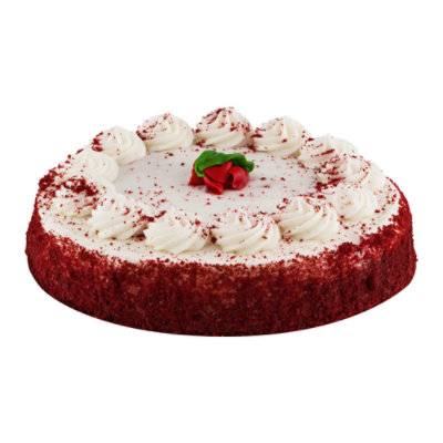Bakery Cake Red Velvet 8 Inch 1 Layer - Each