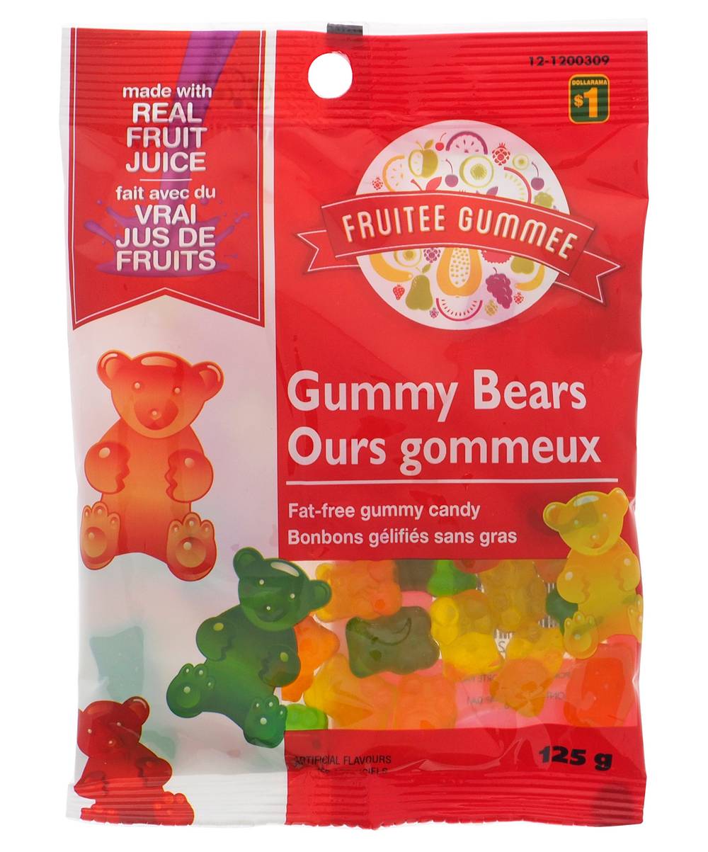 Fruitee Gummee Gummy Bears (125 g)