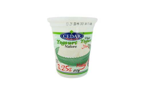 Cedar · Plain yogurt halal 3.25% mf - Yogourt nature 3.25% halal