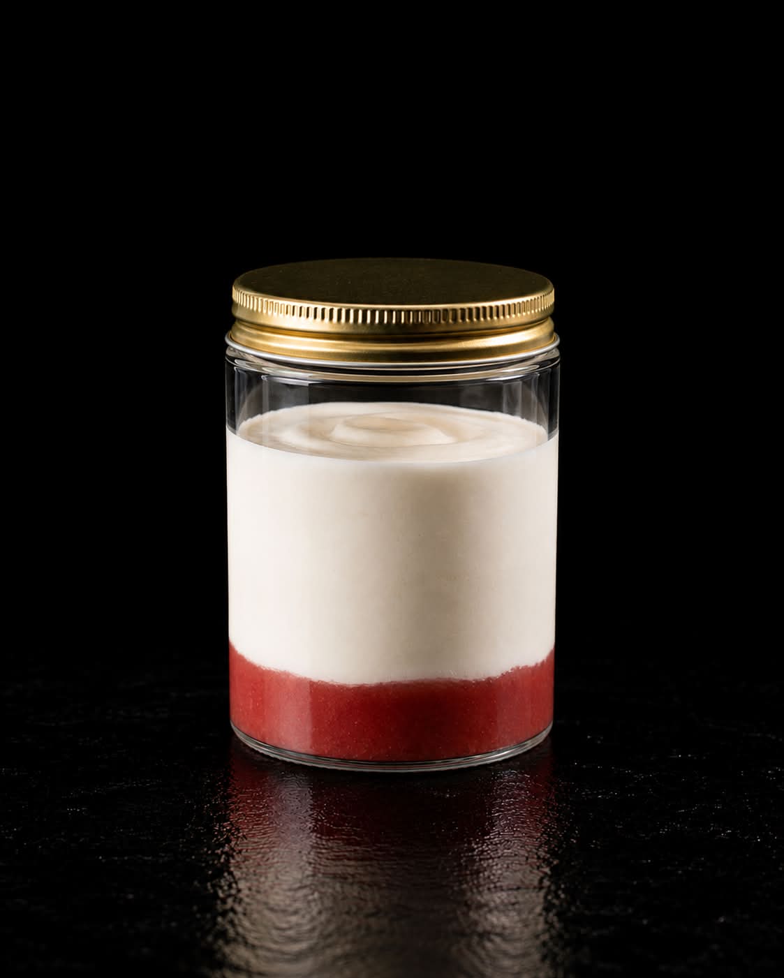 Verrine framboise & vanille