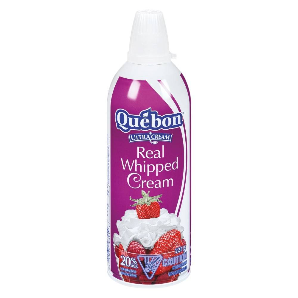 Québon crème fouettée 20% - 20% whipped cream (225 g)