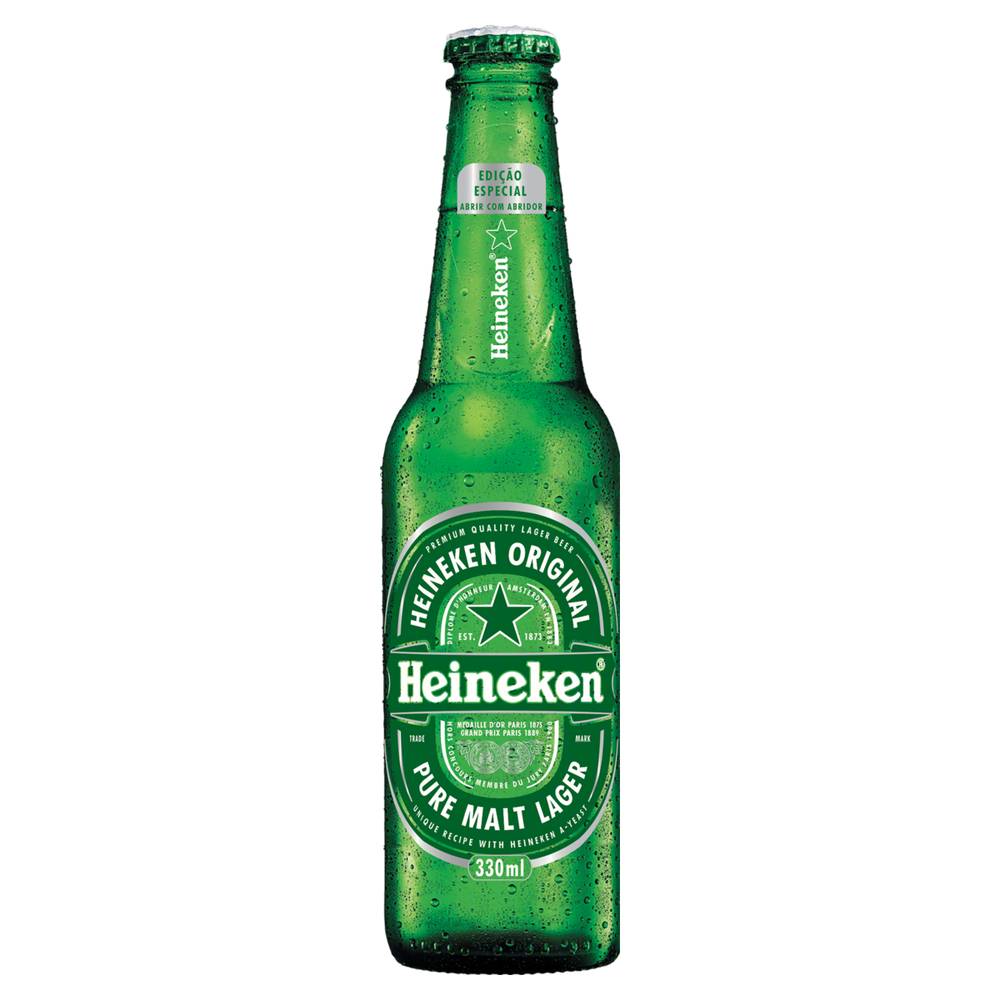 Heineken cerveja lager puro malte edição especial (330 ml)