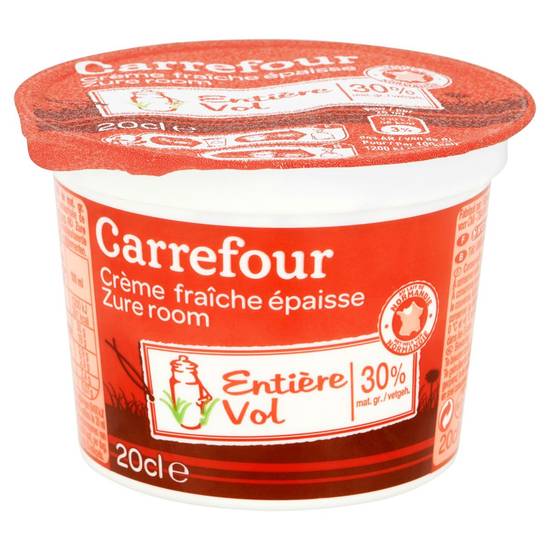 Carrefour Crème Fraîche Entière 20 cl