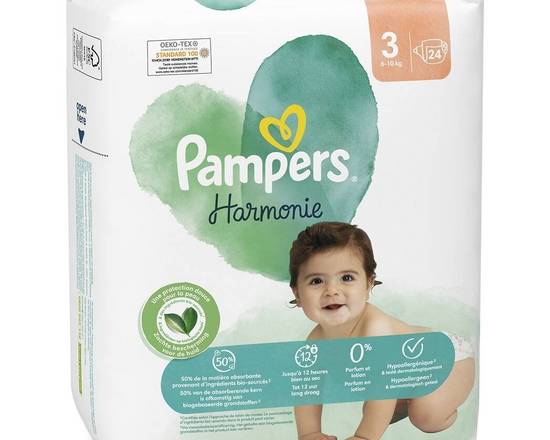 Harmonie - Couches taille 3 Pampers