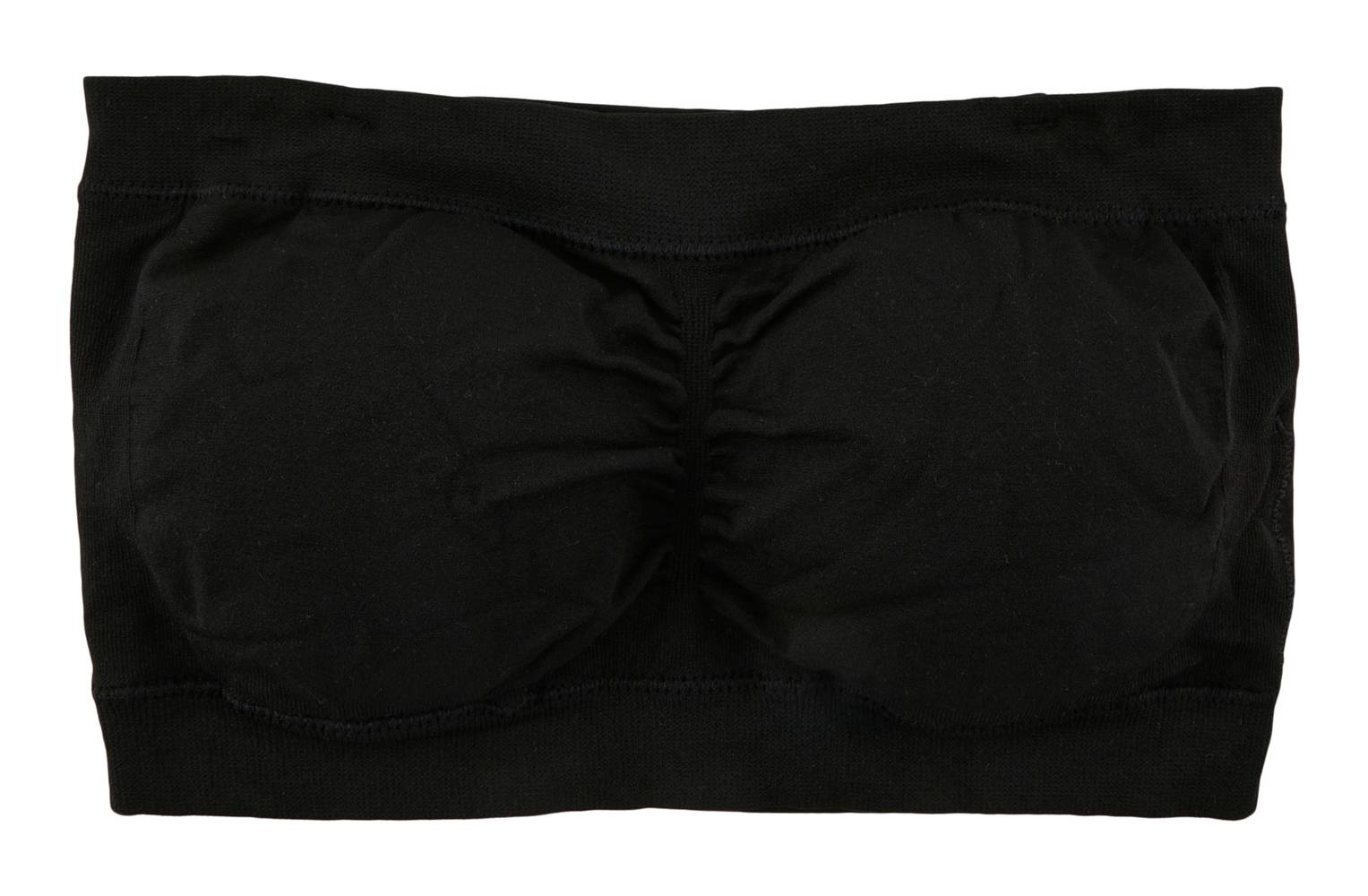 Carisma Women's Seamless Bandeau Bra (L, Anthracite)