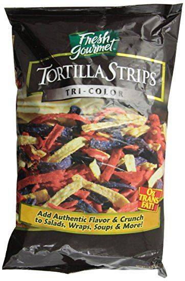 Fresh Gourmet - Tri-Colored Tortilla Strips - 1 lb