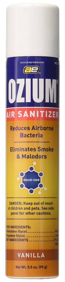 Ozium Spray Ozium Air Sanitizer Vanilla