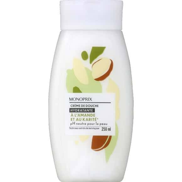 Monoprix Crème De Douche À L Amande Et Au Karité Le Flacon De 250 Ml