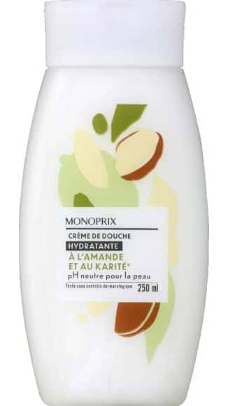 Monoprix Crème De Douche À L Amande Et Au Karité Le Flacon De 250 Ml