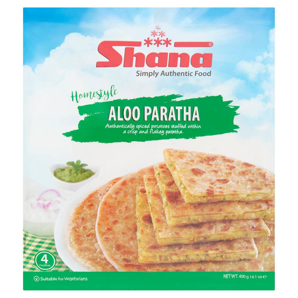 Shana Homestyle Aloo Stuffed Paratha (4 pack)