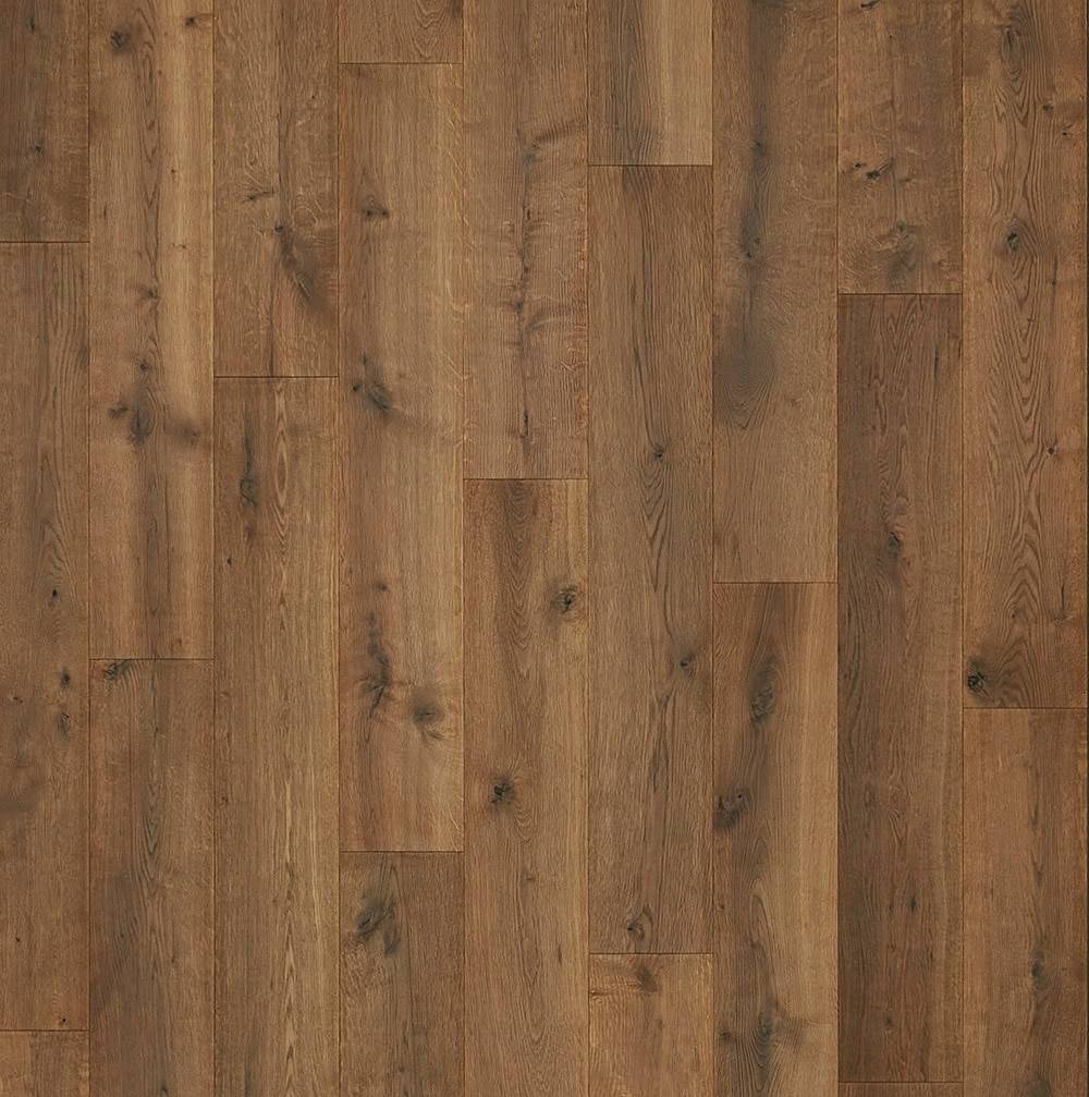 Pergo EverCraft Rocky Ridge Oak Brown 7-1/2-in W x 47-1/4-in L Waterproof Hybrid Resilient Flooring (27-sq ft) | EC100