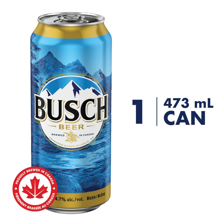 Busch Lager Beer (473 ml)