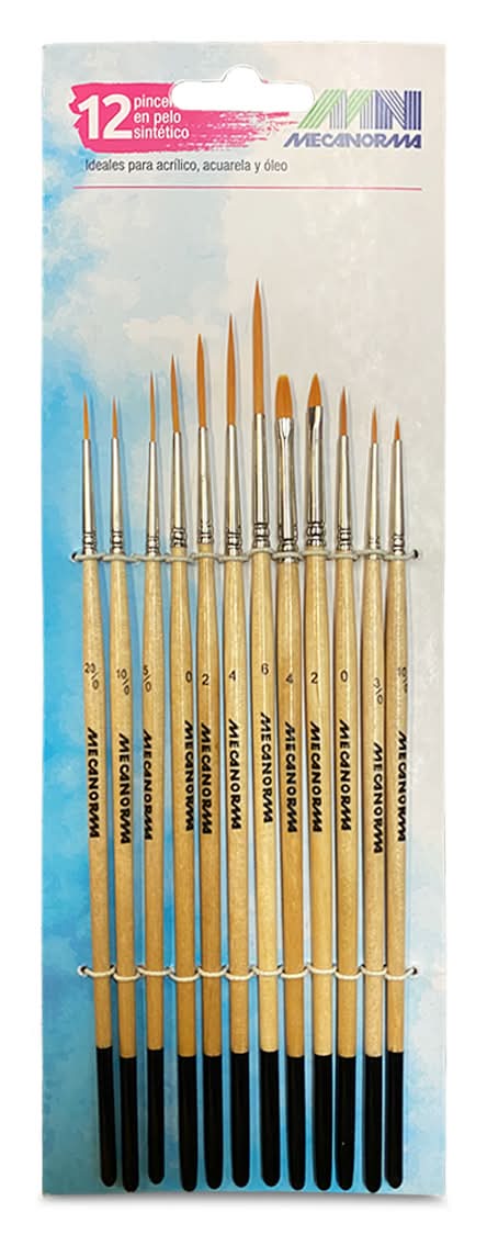 Evoke · Kit pinceles delineadores (12 un)