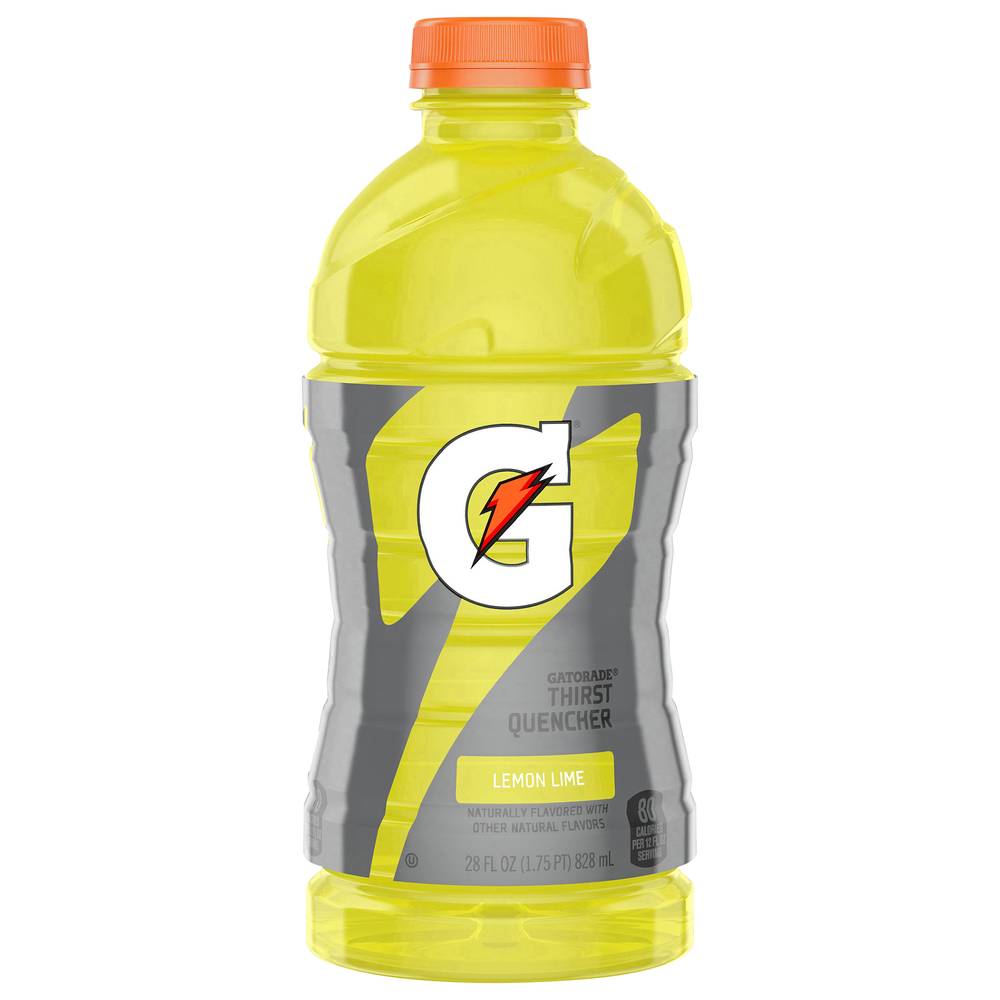 Gatorade Thirst Quencher Sports Drink, Lemon-Lime (28 fl oz)