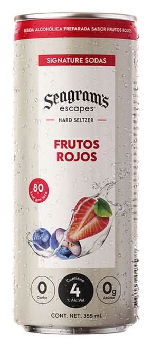 Seagram's Escapes · Bebida alcohólica preparada, frutos rojos (355 ml)