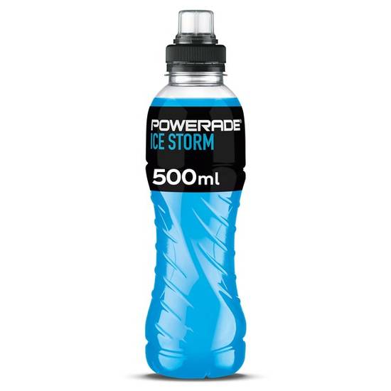 Bebida refrescante aromatizada ice storm Powerade botella 500 ml