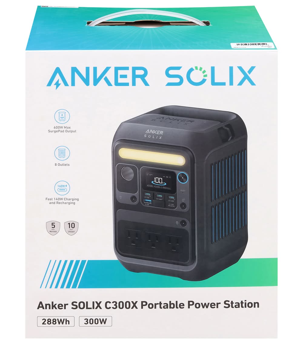 Anker Solix C300x Portable Power Station 300 W Delivery Near Me | Order  Online | Uber Eats