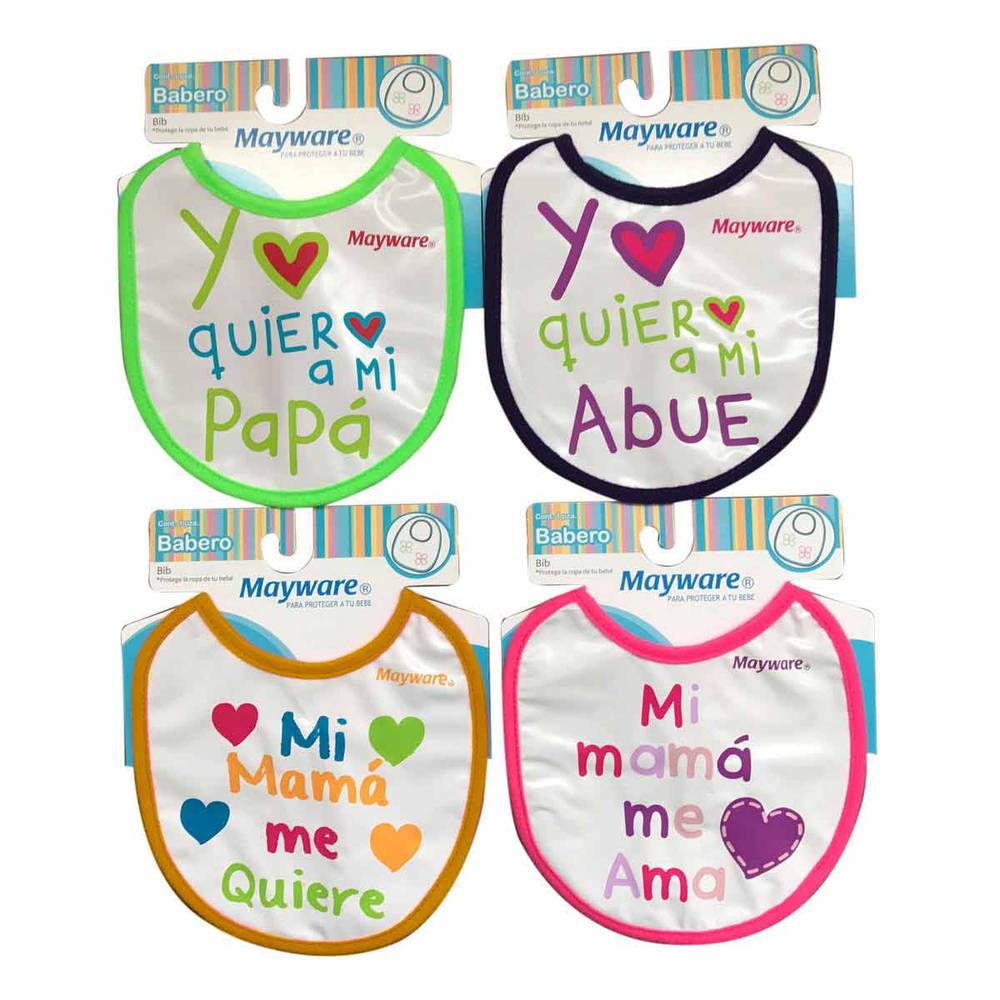 Babero Mayware Mi Mamá Me Ama