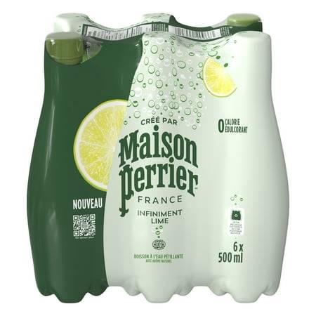 Maison Perrier France Sparkling Water (6 ct, 0.5 L) (lime)