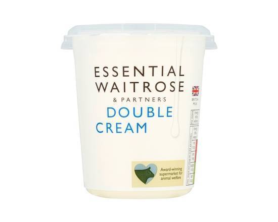 Essential Waitrose & Partners Double Cream 300ml