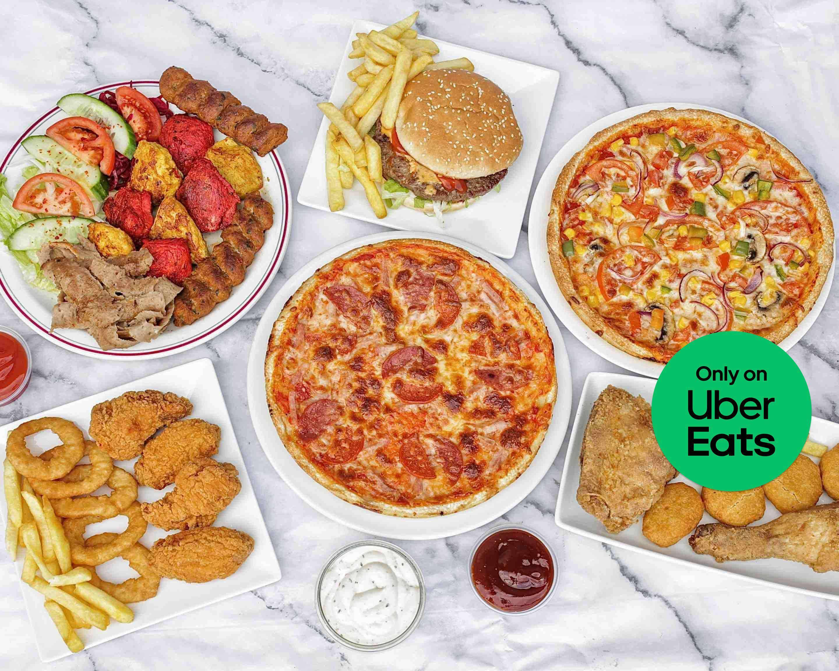 Erfa Kebab & Pizza House Menu Takeaway in Oakengates Delivery Menu