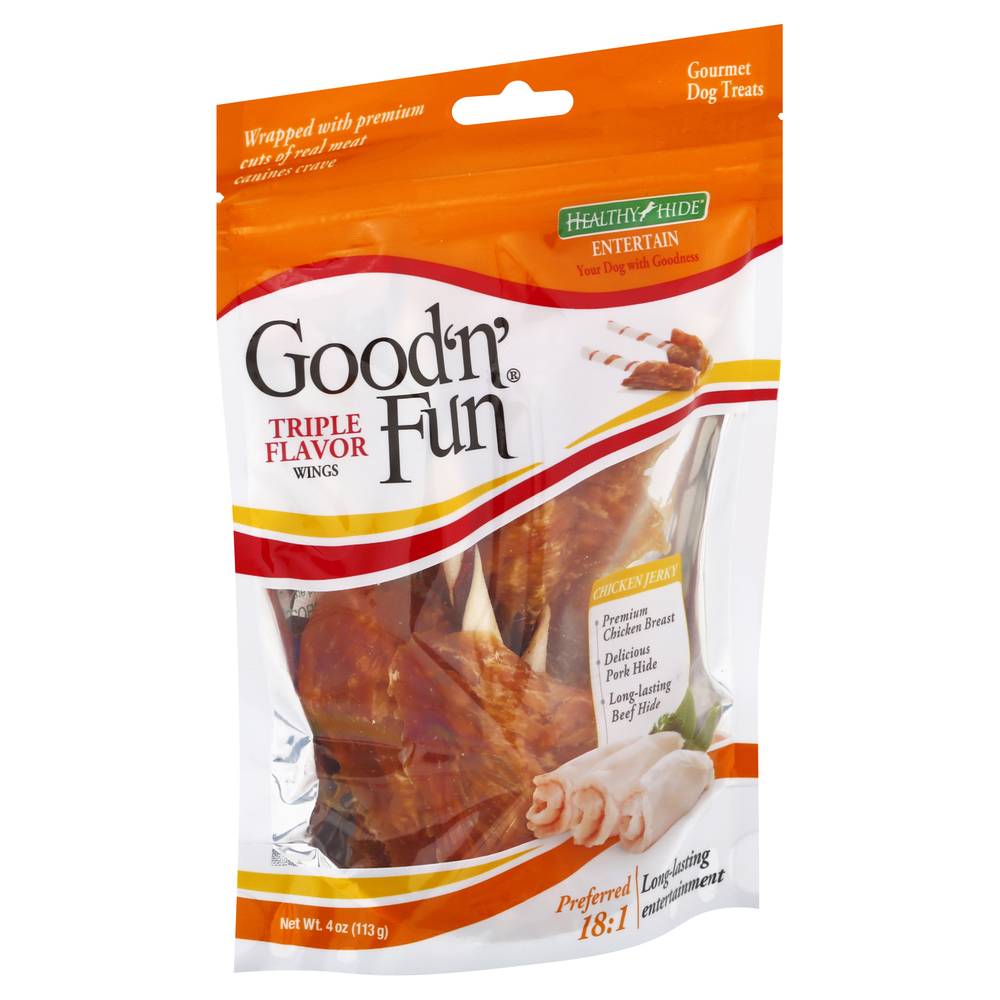 Good 'N' Fun Healthy Hide Triple Flavor Wings