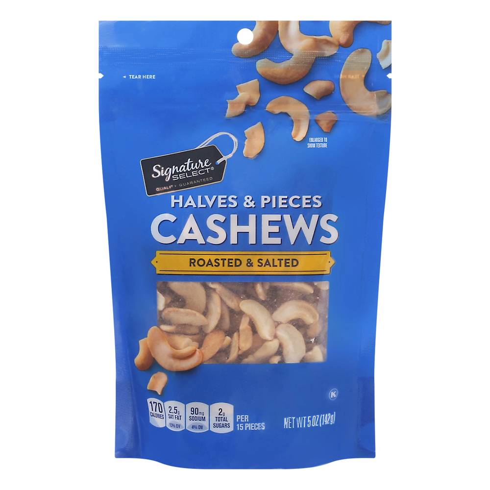 Signature Select Roasted & Salted Cashews (5 oz)