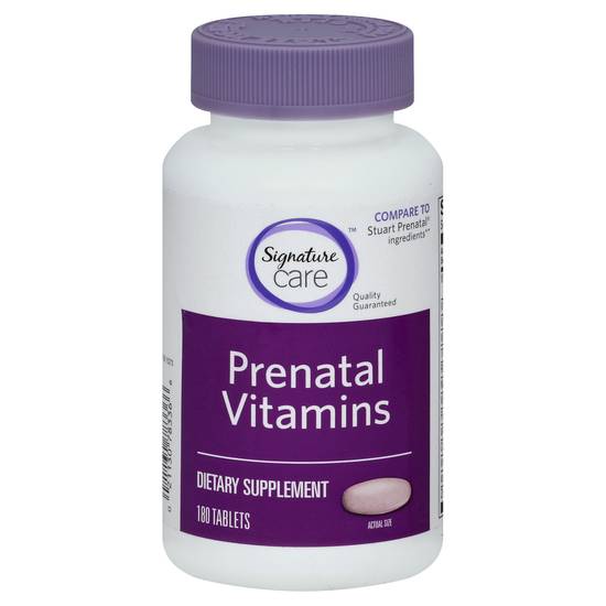 Signature Care Prenatal Vitamins Dietary Supplement (180 ct)