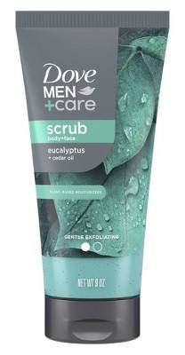 Dove Men+Care Body & Face Scrub With Plant Based Moisturizers (9 oz)