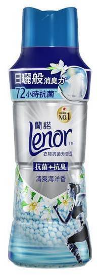 蘭諾LENOR衣物芳香抗菌豆清爽海洋香490ml#4987176148834