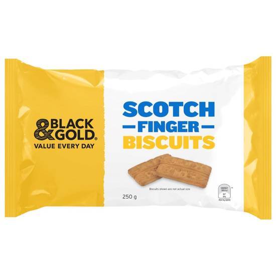 Black & Gold Scotch Finger Biscuit 250g