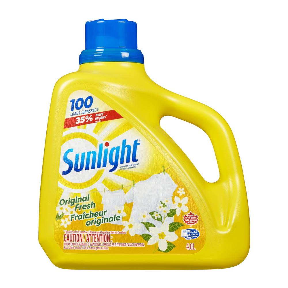 Sunlight Original Fresh Liquid Laundry Detergent (4 L)