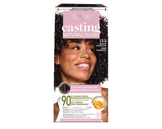 L'oréal Paris Casting Natural Gloss Hair Color ( 123 black ganache)