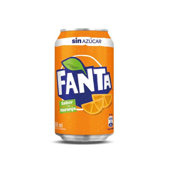 Fanta sin azucar Lata 350cc