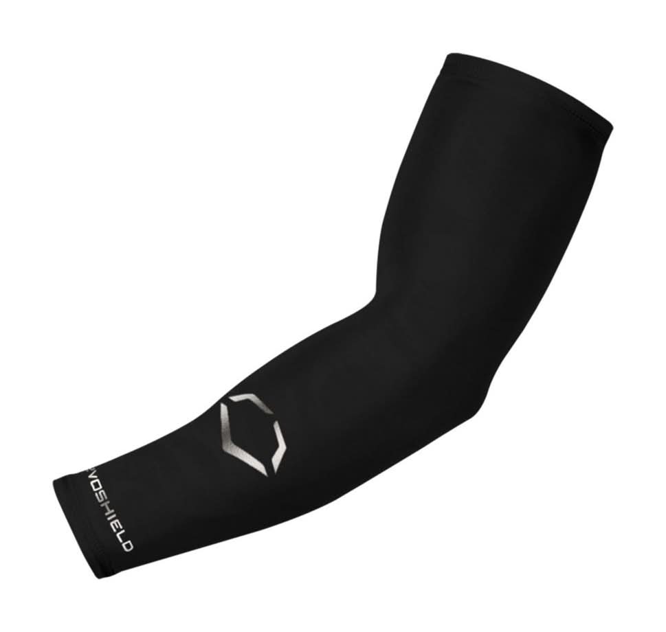 EvoShield Youth Solid Compression Arm Sleeve (Black, Youth)