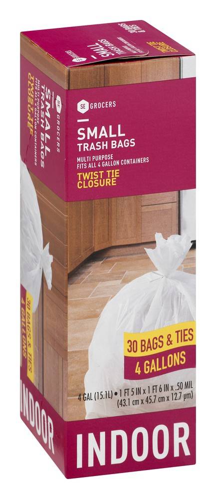 Southeastern Grocers Medium Indoor Trash Bags (20 ct) Delivery