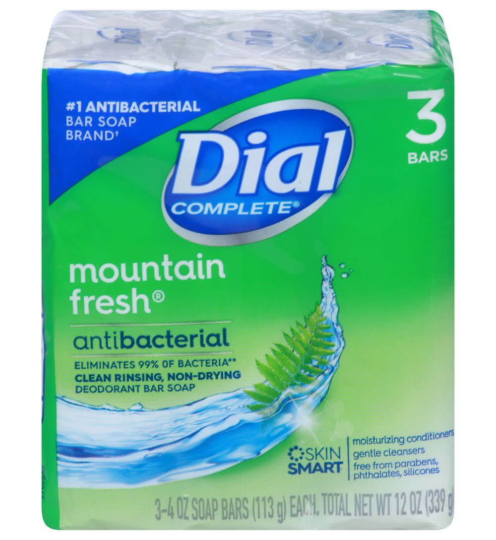Moutain Fresh Antibacterial Deodorant Soap (12 oz, 3 ct)