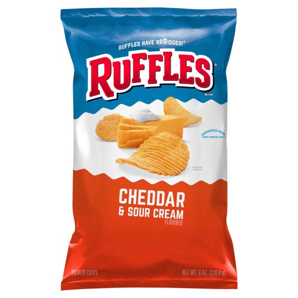 Ruffles Cheddar & Sour Cream 8oz