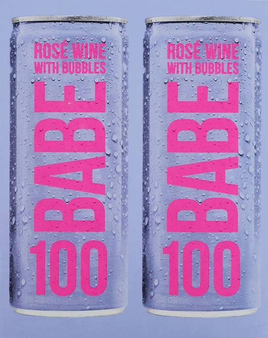 Babe Rose Wine With Bubbles (4 ct, 8.4 fl oz)