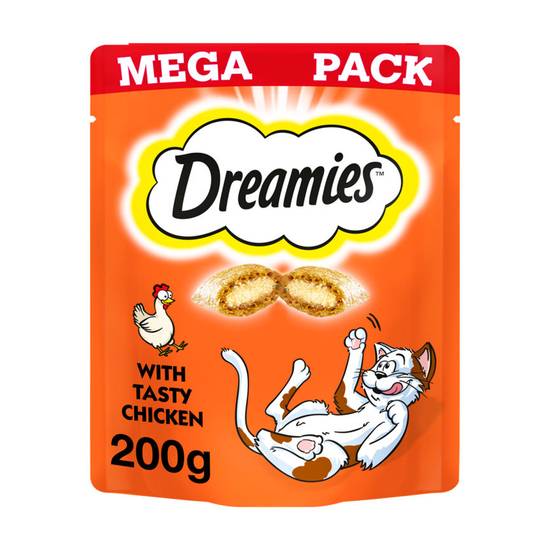 Dreamies Cat Treat Biscuits with Chicken Mega Pack 200g