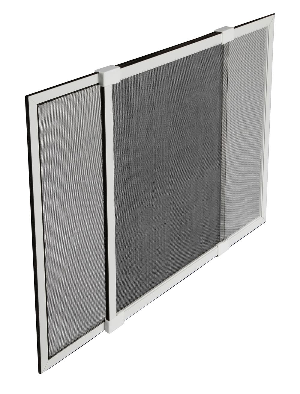 M-D Adjustable 37-in x 18-in White Aluminum Frame Window Screen