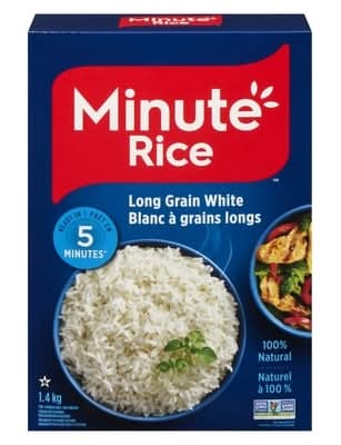 Minute Rice Long Grain White Rice (1.4 kg)